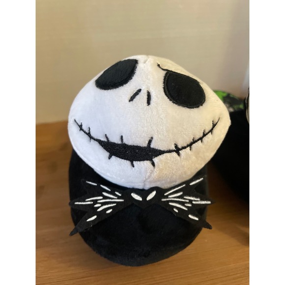 Disney Nightmare Before Christmas Jack Skellington Sally Plush Slippers S 5/6 - Picture 3 of 10